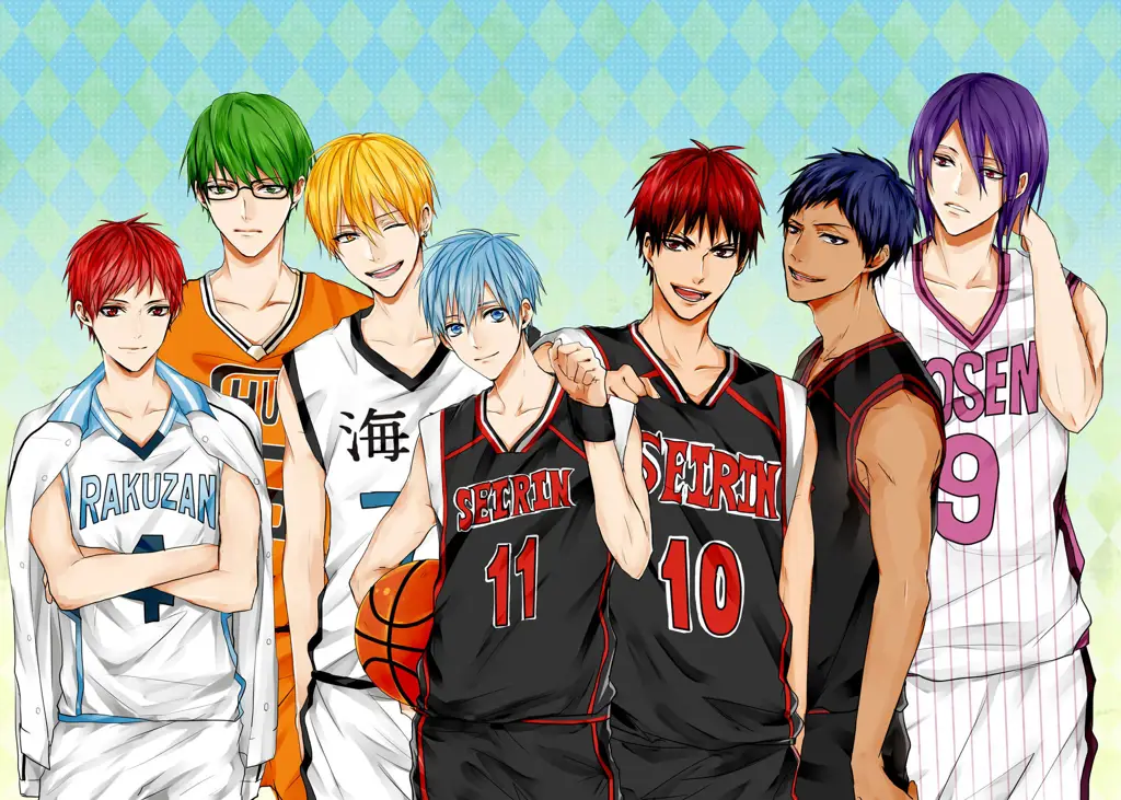 Kuroko's Basketball: Aksi Basket yang Mengesankan Gambar anime Kuroko no Basket