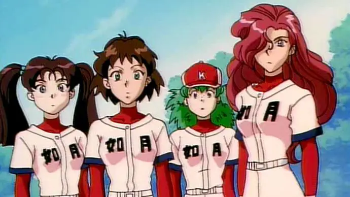 Karakter Anime Baseball Ilustrasi karakter anime baseball