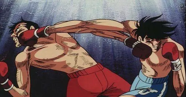 Momen-momen menegangkan dalam pertandingan anime olahraga Pertandingan anime olahraga yang menegangkan dan penuh aksi.