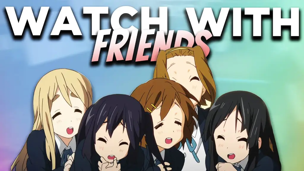 Menikmati Anime Bersama Teman Gambar teman-teman menonton anime bersama