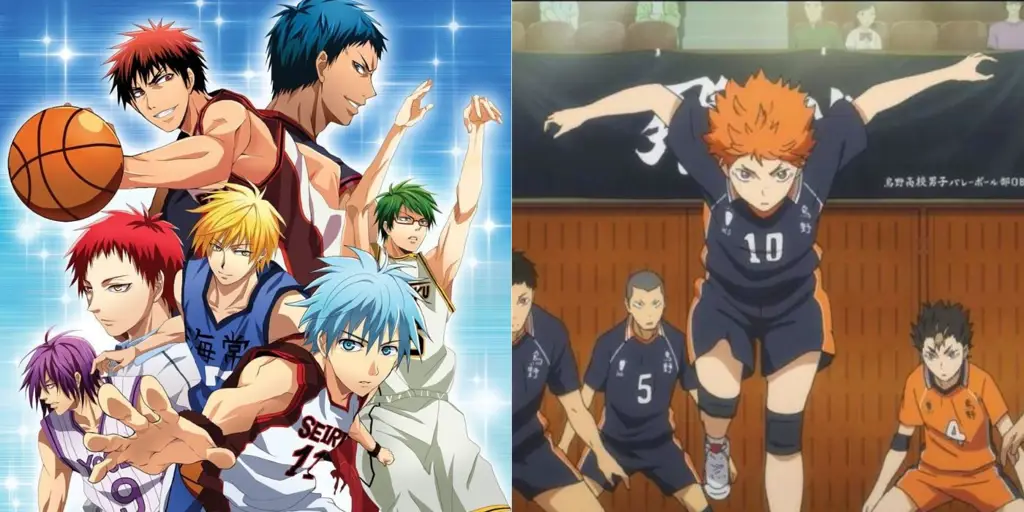 Aneka Pilihan Anime Olahraga Berbagai macam adegan olahraga anime