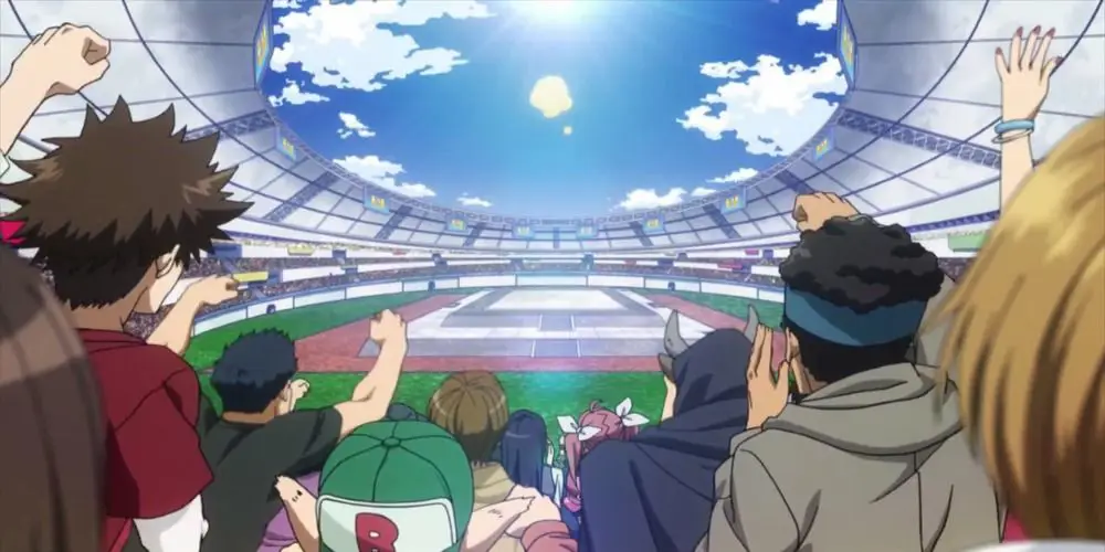 Suasana Pertandingan Anime Olahraga Turnamen anime olahraga