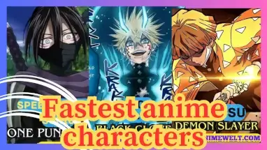 Perbandingan Kecepatan Lari Karakter Anime Grafik perbandingan kecepatan lari beberapa karakter anime