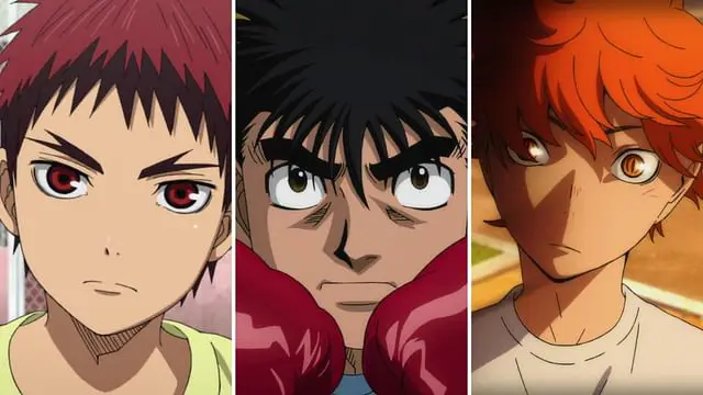 Gabungan karakter dari berbagai anime olahraga Gambar berbagai karakter anime olahraga