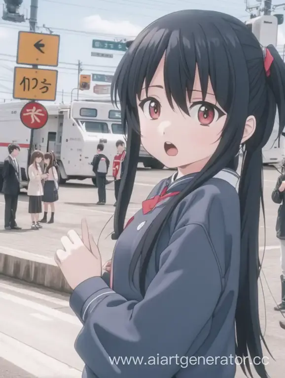 Ketegangan dalam Anime Lari Karakter anime berlari dalam adegan menegangkan