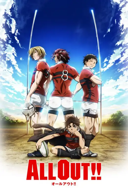 Persahabatan yang Terjalin dalam Anime Olahraga Gambar persahabatan dalam anime olahraga