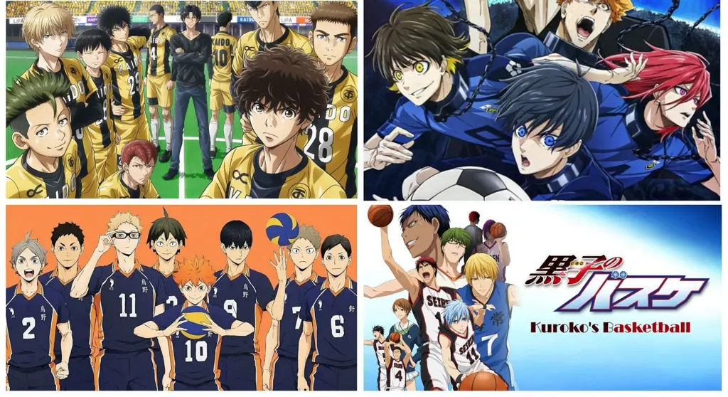 Anime Olahraga Terbaik: Aksi dan Emosi Berpadu Gambar anime olahraga terbaik
