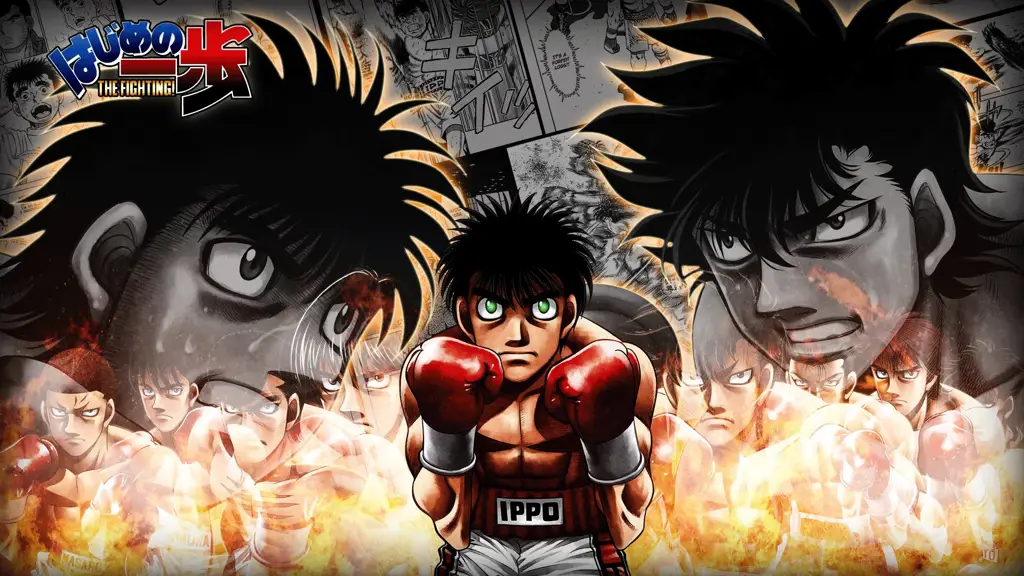 Aksi Mendebarkan di Hajime no Ippo Gambar adegan pertarungan tinju di anime Hajime no Ippo