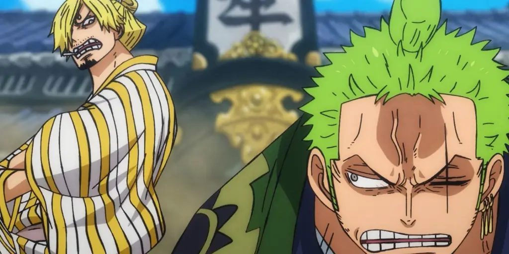 Kekuatan Zoro dan Sanji dalam pertarungan Zoro dan Sanji bertarung bersama