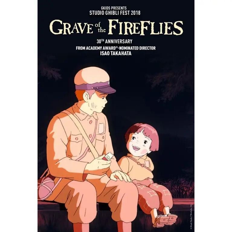 Adegan sedih dari anime Grave of the Fireflies