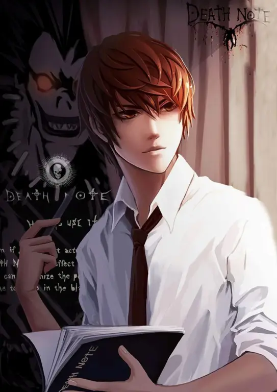 Gambar Light Yagami dan Misa Amane