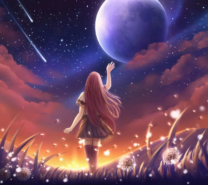 Pemandangan yang menggambarkan kesepian dan suasana hati yang galau Gambar pemandangan anime yang sepi dan estetis