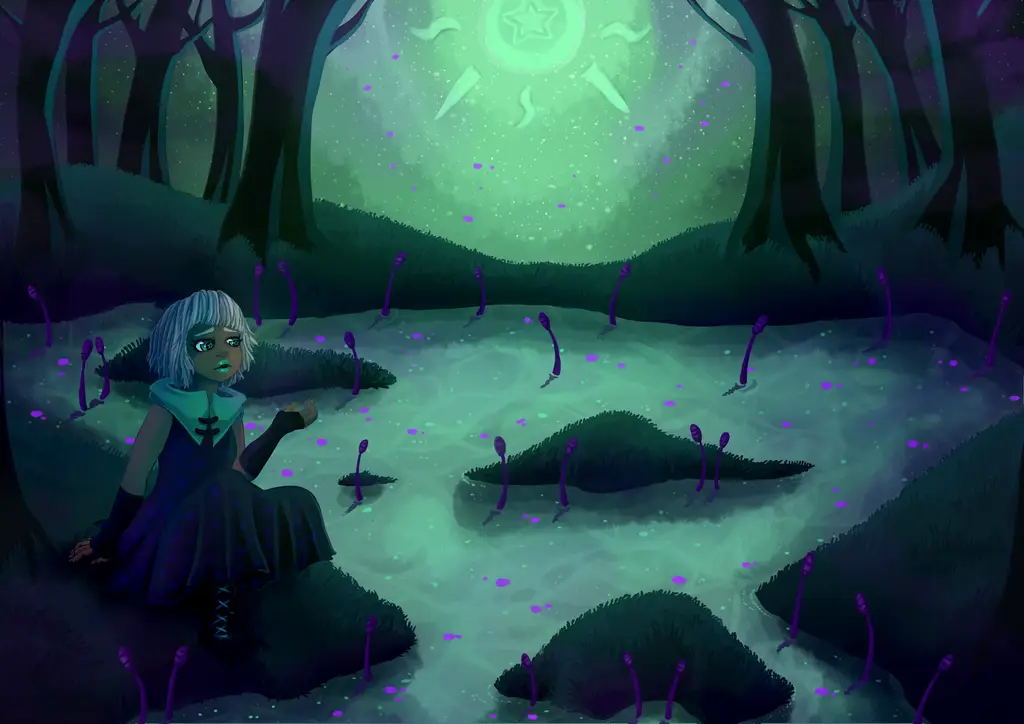 Suasana Hati yang Tergambar dalam Pemandangan Gambar pemandangan anime yang melankolis
