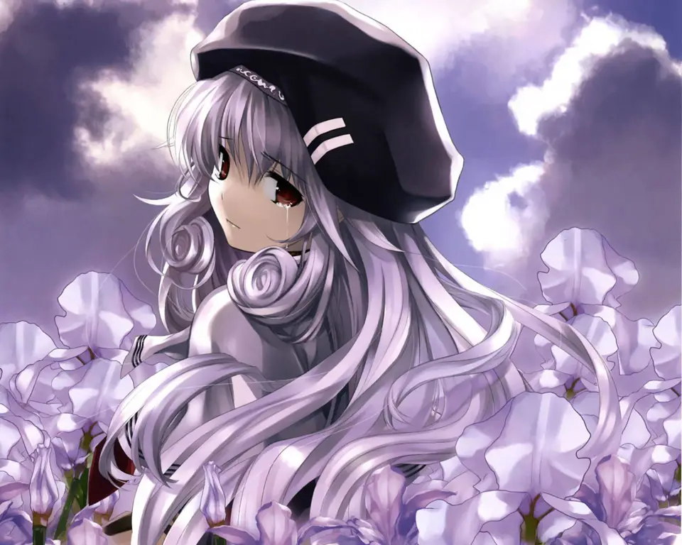 Ilustrasi kesedihan dalam anime Gambar seorang gadis anime yang sedang sedih