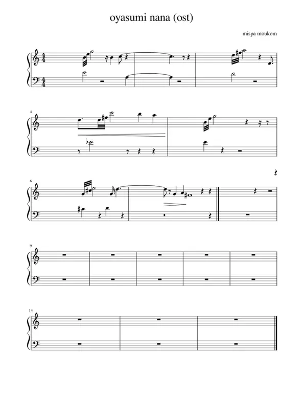 Musik yang menghidupkan setiap adegan Nota-nota musik soundtrack anime