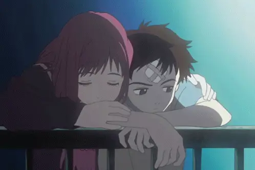 Harapan di Tengah Kesedihan Adegan anime yang menenangkan dan penuh harap