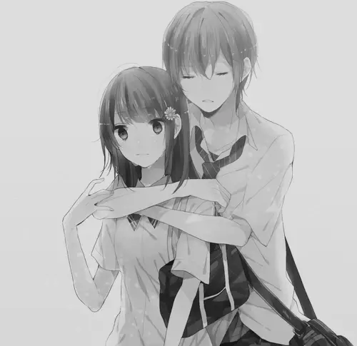 Pasangan Anime Sedih Gambar wallpaper pasangan anime yang sedang sedih