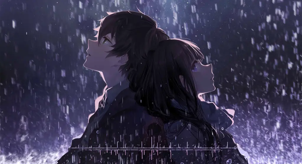 Momen menyayat hati dalam anime sakit Pasangan anime yang sedang bersedih