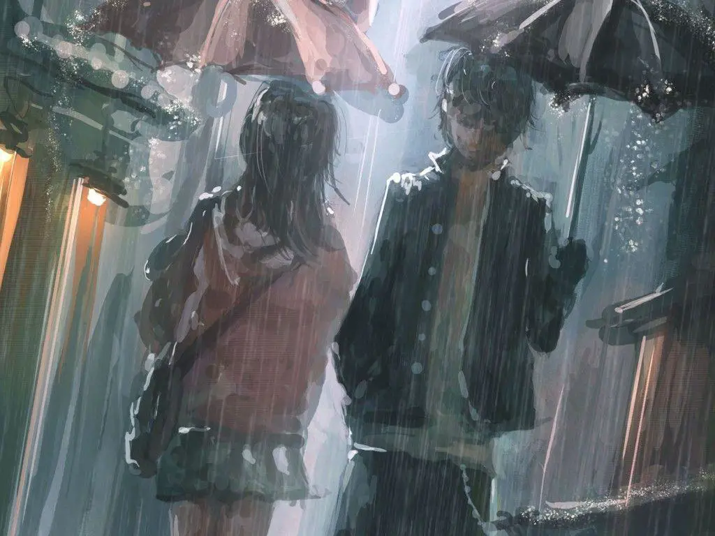 Adegan putus cinta dalam anime Pasangan anime yang sedang putus