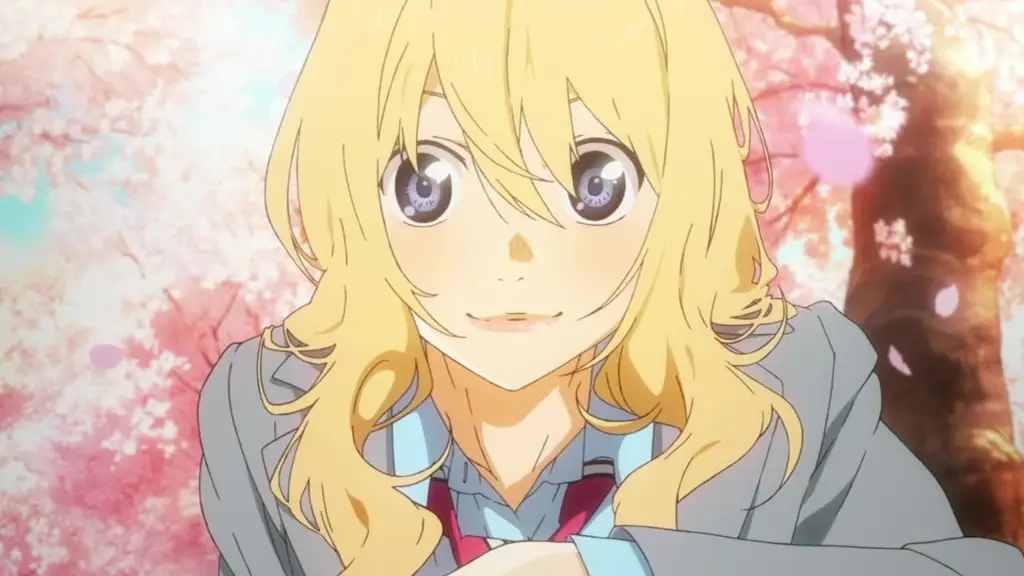 Adegan Menyentuh dari Your Lie in April Screenshot adegan sedih dari anime Your Lie in April