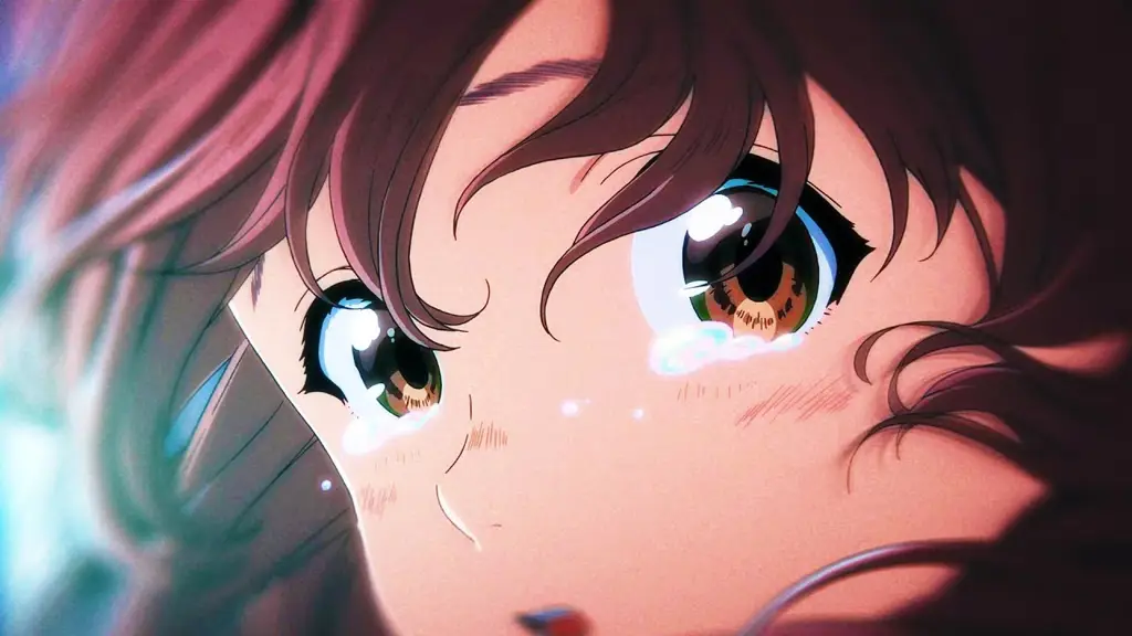 Menyaksikan Air Mata dan Kekuatan Gambar adegan anime yang emosional