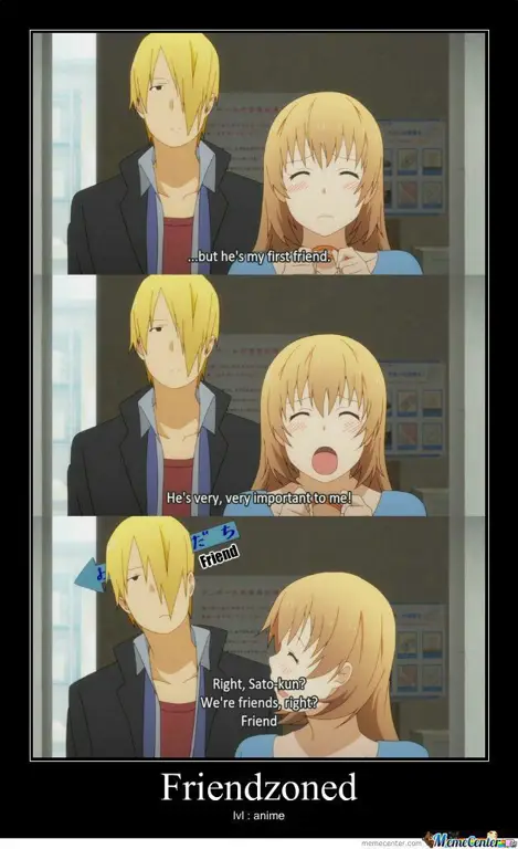 Persahabatan yang mengharukan dalam cerita anime Gambar persahabatan antara karakter anime