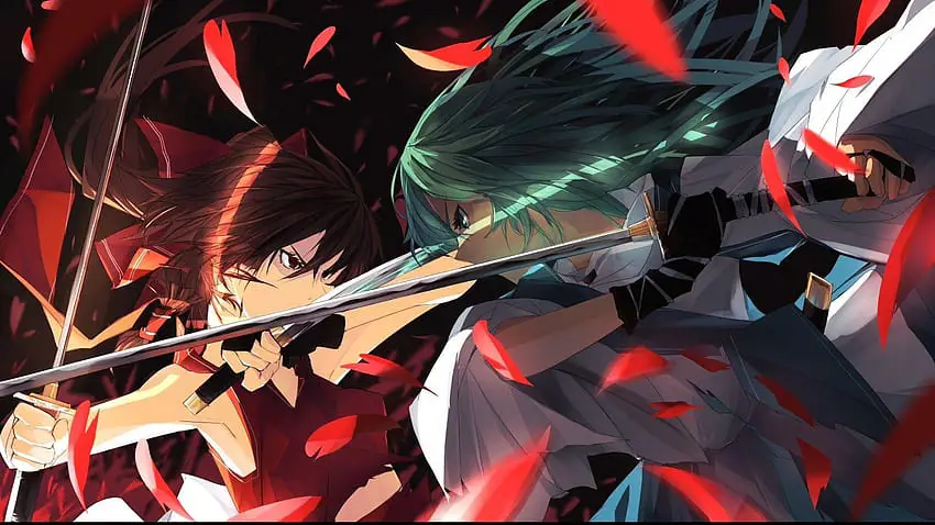 Pertarungan yang Menegangkan Adegan pertarungan pedang anime