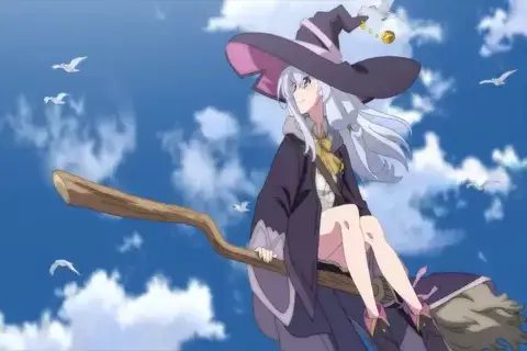 Kekuatan dan Keanggunan Penyihir Wanita Ilustrasi penyihir wanita anime yang kuat