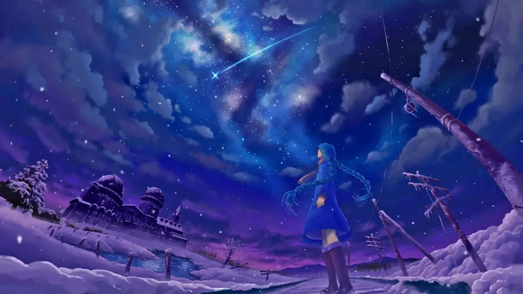 Dunia sihir yang memikat Pemandangan dunia fantasi sihir dalam anime