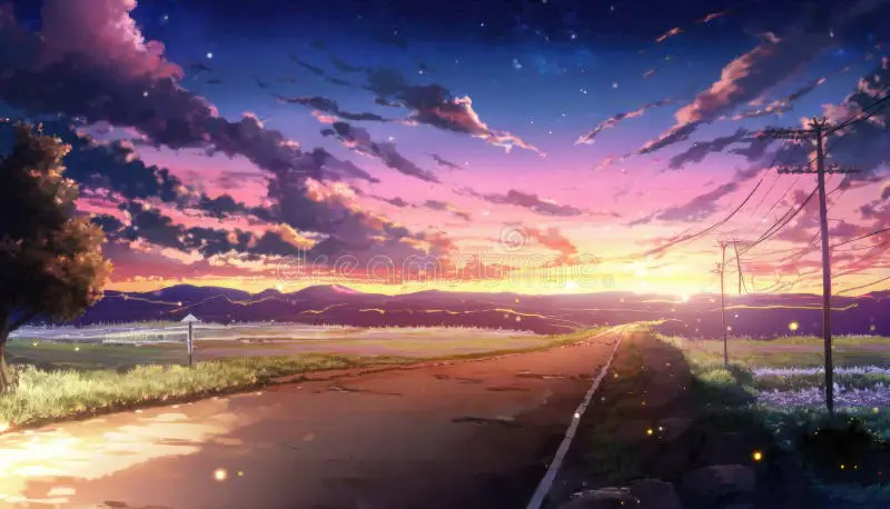 Dunia Fantasi yang Menawan Pemandangan alam dalam anime petualangan sihir