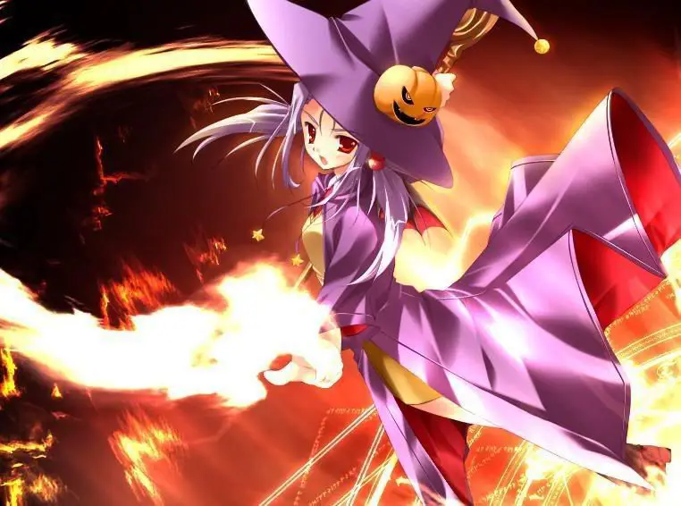 Ilustrasi berbagai mantra sihir dalam anime Mantra-mantra sihir dalam anime