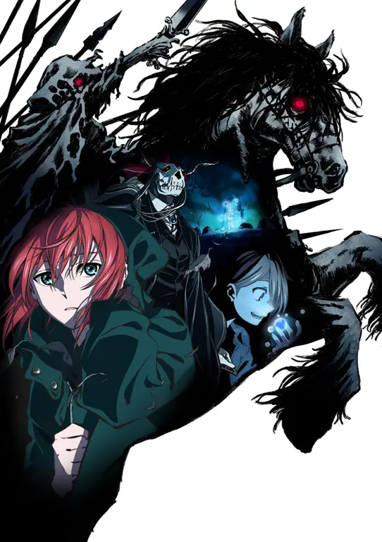 The Ancient Magus' Bride: Misteri dan Romantis dalam Dunia Sihir Gambar utama anime The Ancient Magus Bride