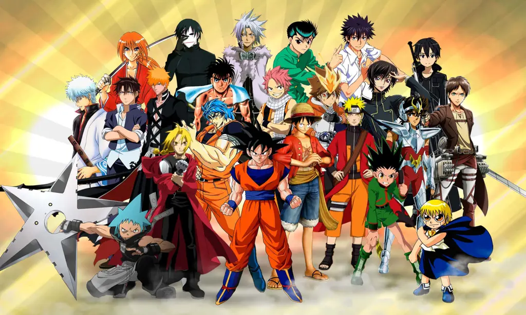 Karakter Anime Menarik Gambar karakter anime