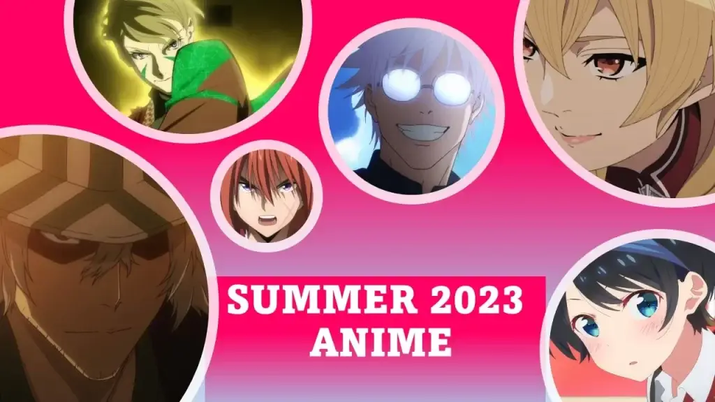 Anime Musim Panas 2023 Gambar berbagai anime yang rilis musim panas 2023