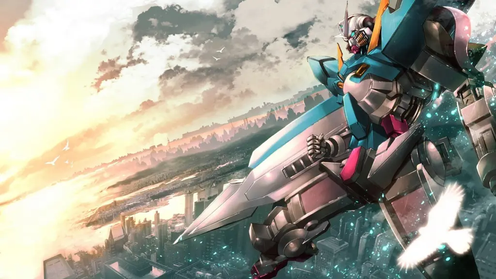 Adegan Aksi Anime Robot Mecha