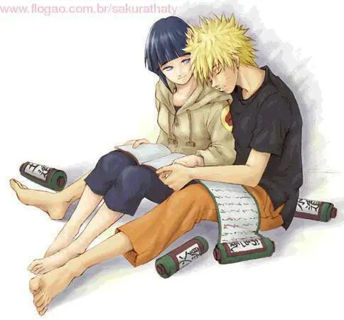 Momen romantis Naruto dan Hinata Adegan romantis Naruto dan Hinata