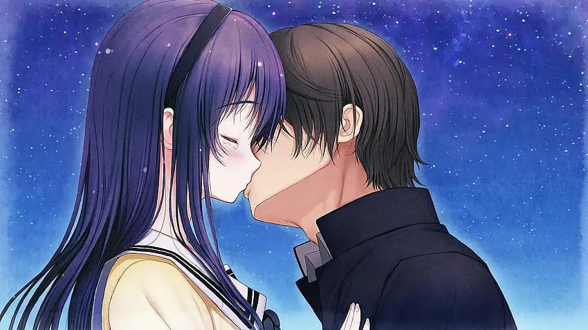Momen Romantis dalam Anime Sekolah Gambar pasangan anime yang romantis