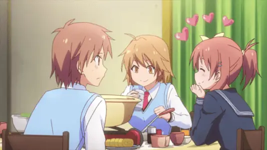 Komedi Romantis: Segitiga Cinta yang Menghibur Adegan lucu dari anime romance komedi dengan kisah cinta segitiga