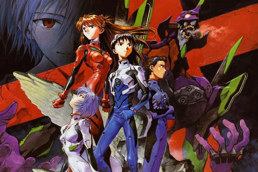 Desain robot Evangelion yang khas Robot Evangelion yang unik dan futuristik