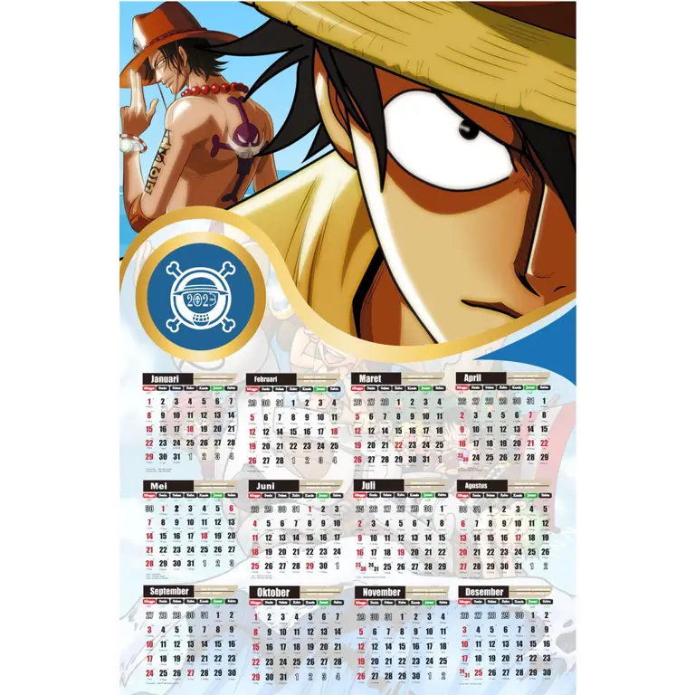 Jadwal rilis anime 2023 Gambar kalender yang mencantumkan jadwal rilis anime 2023