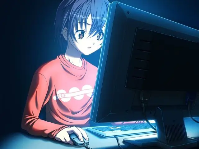 Menikmati Anime di Bulan Oktober Karakter anime menonton televisi