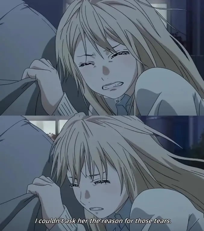Momen-momen menyentuh dari anime dengan ending sedih Gambar adegan sedih dari berbagai anime