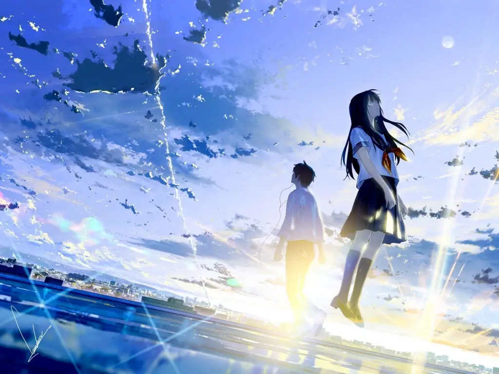 Adegan Mengharukan dalam Anime yang Bikin Nangis Gambar adegan anime yang mengharukan dan membuat menangis