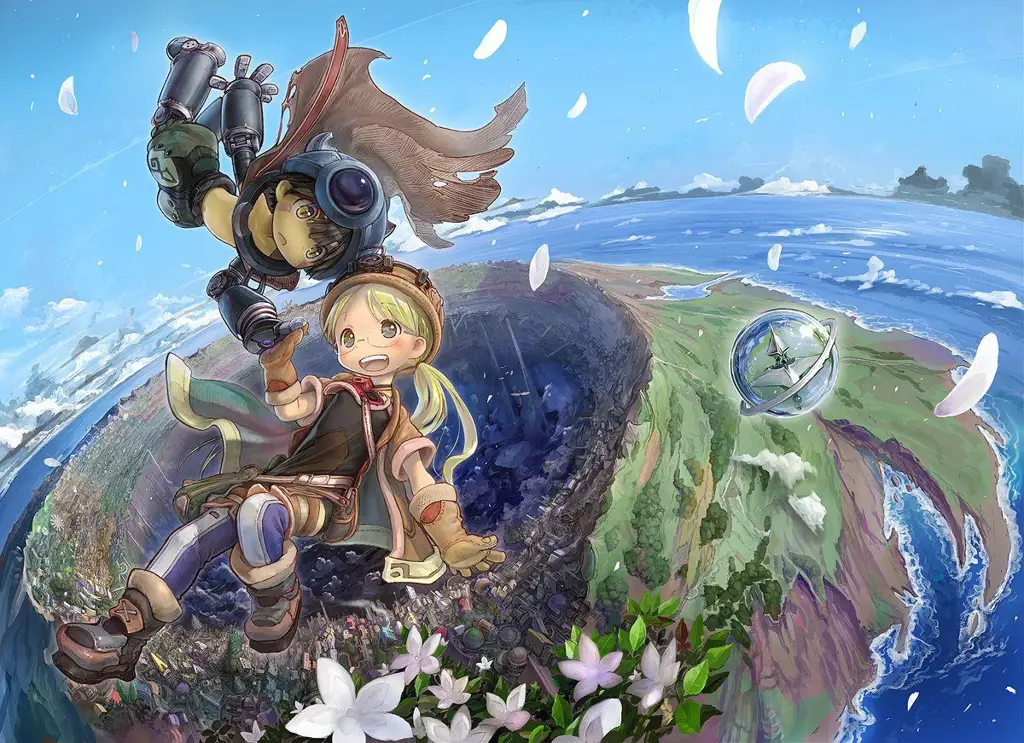 Keindahan yang menyimpan kesedihan: pemandangan dari Made in Abyss Pemandangan indah dan menakjubkan dari anime Made in Abyss