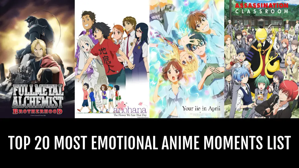 Ekspresi karakter yang menggambarkan emosi yang dalam Momen anime yang emosional
