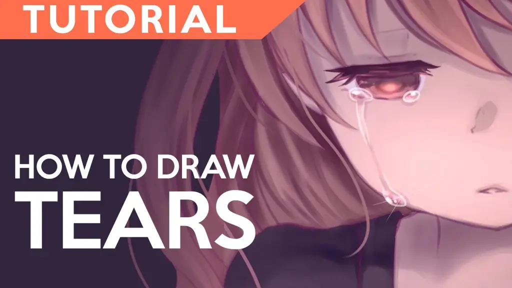Ekspresi sedih karakter anime Air mata karakter anime