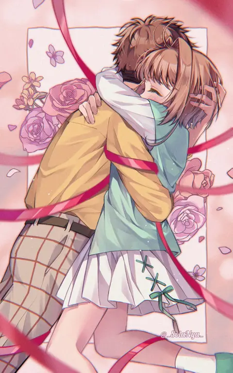 Adegan Anime yang Menenangkan Gambar adegan anime yang menenangkan