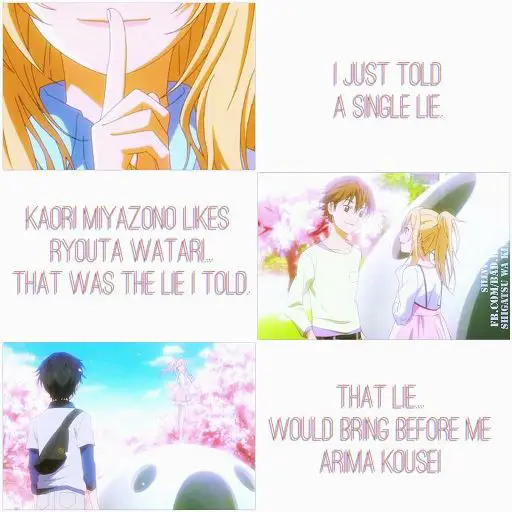Adegan anime Your Lie in April yang menyentuh hati