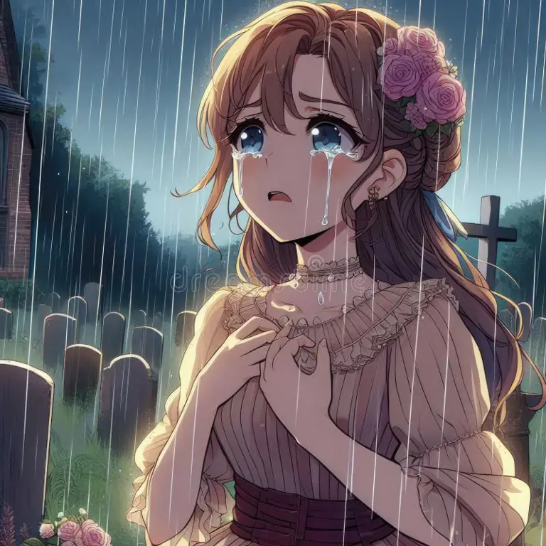 Menangis Karena Terharu Gambar gadis anime yang sedang menangis