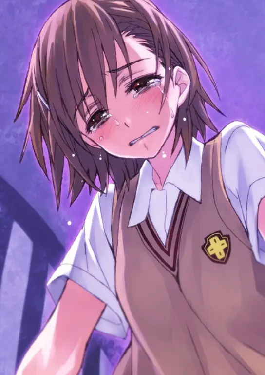 Ekspresi sedih dalam anime Gambar gadis anime yang menangis